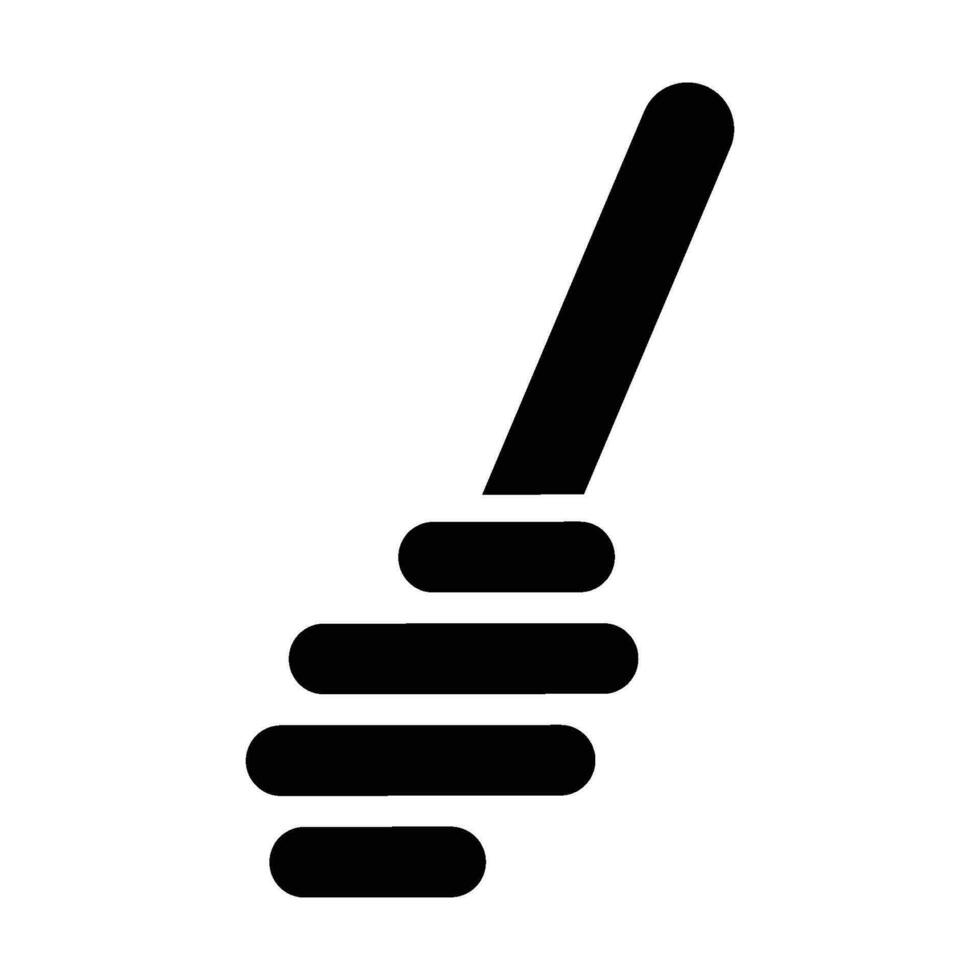 Honey dipper logo vector