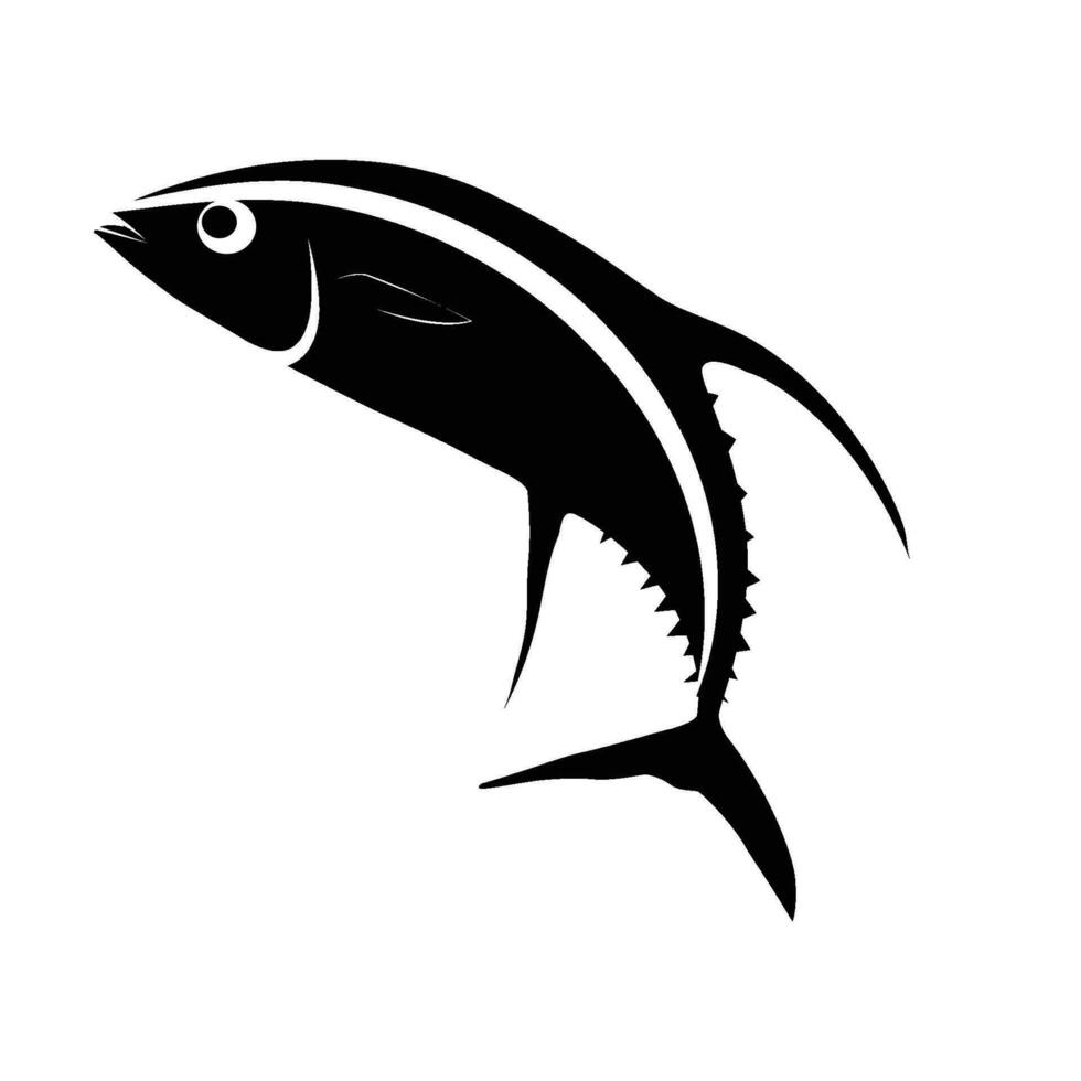 atún pescado icono vector