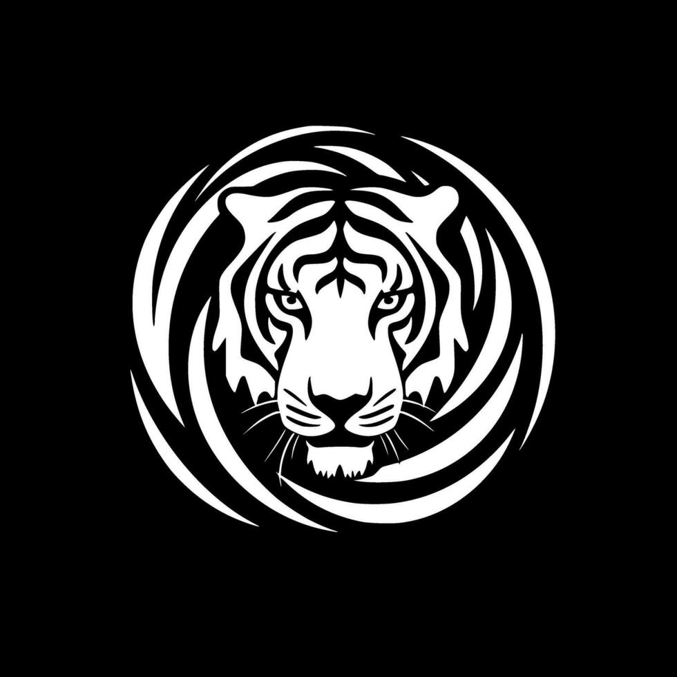 Tiger - High Quality Vector Logo - Vector illustration ideal for T-shirt graphic