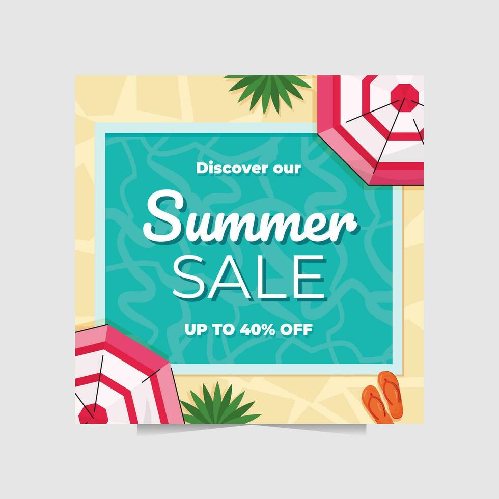 Poster or banner for Best of Summer and Year End Sale vector