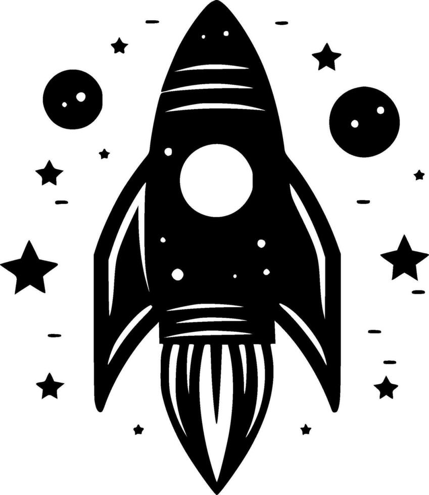 Rocket - High Quality Vector Logo - Vector illustration ideal for T-shirt graphic