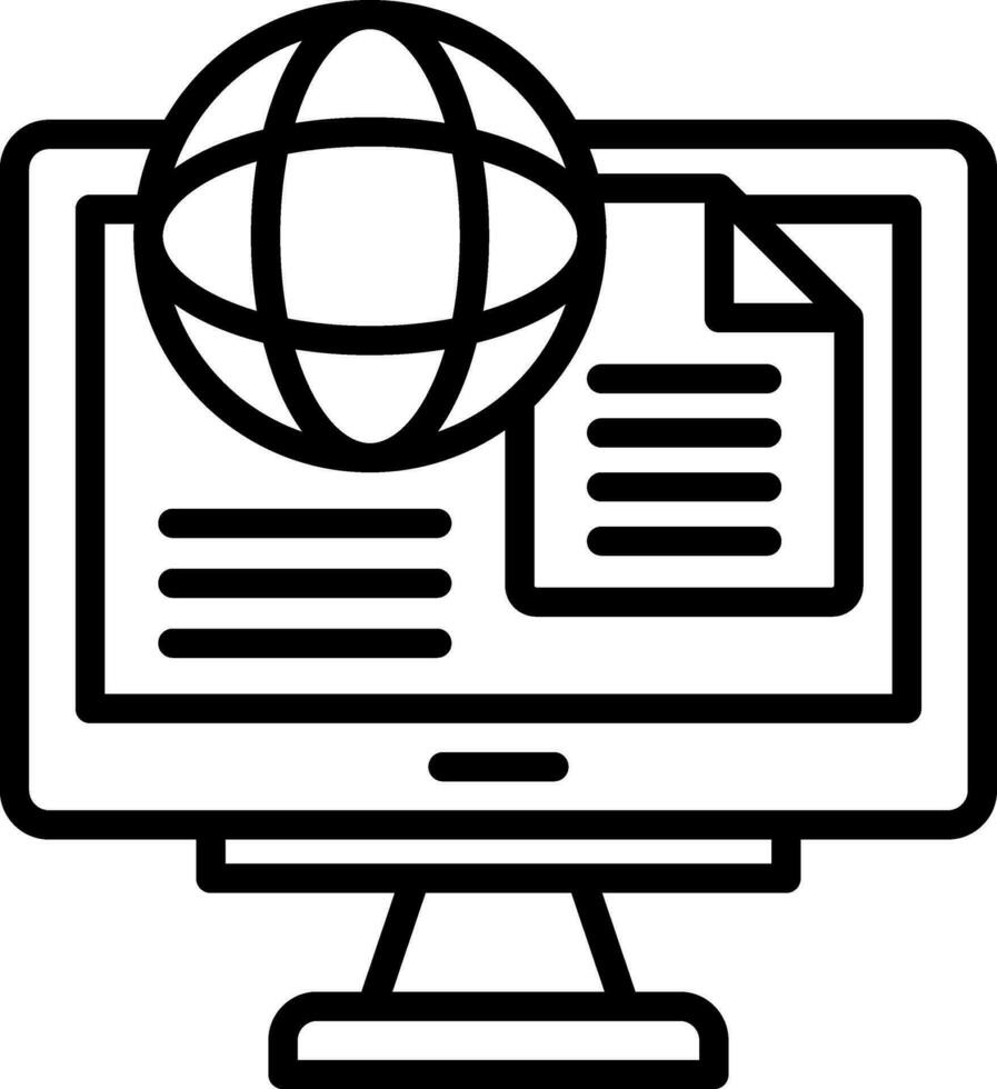 Portal Vector Icon Design