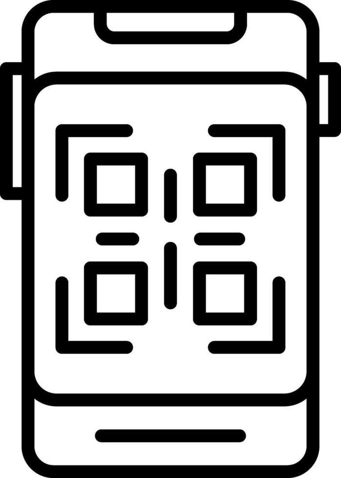 Qr Code Vector Icon Design