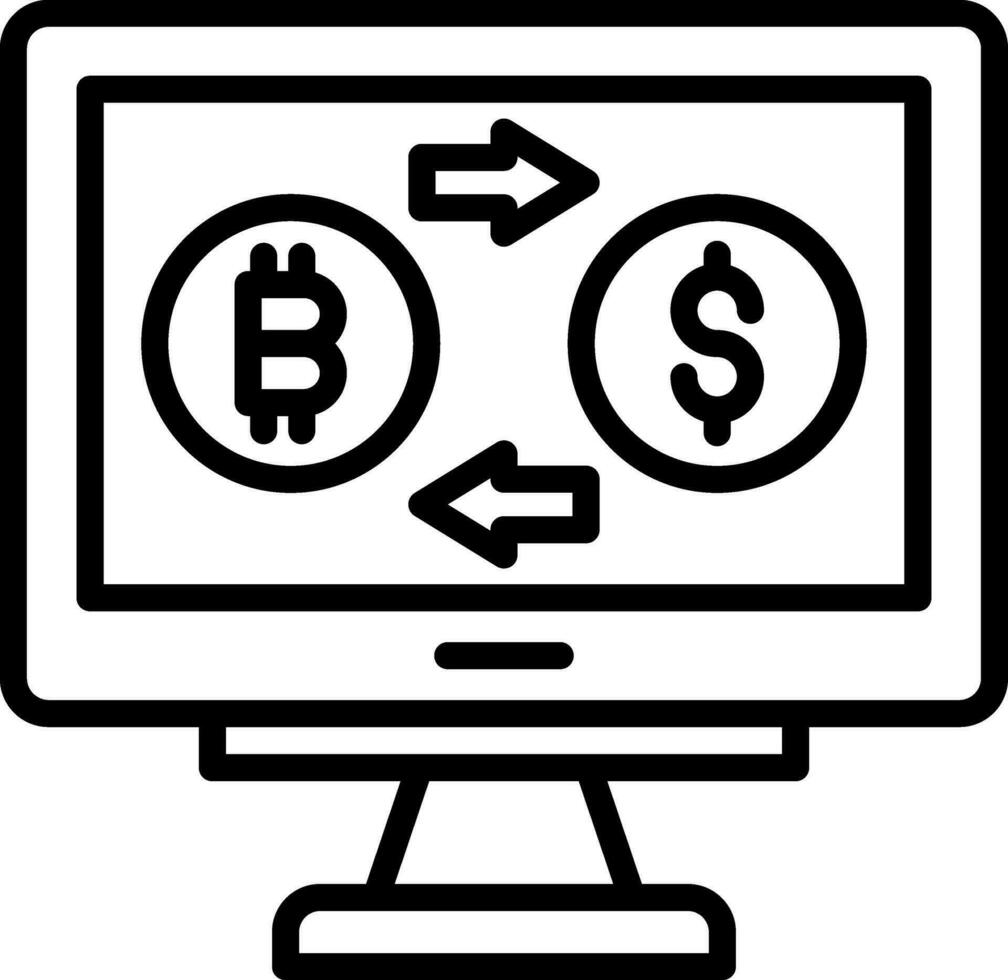 Cryptocurrency Vector Icon Design