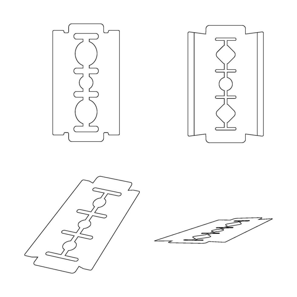 razor icon vector