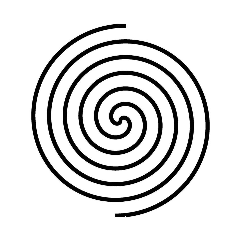 hipnotizador circulo icono vector yo