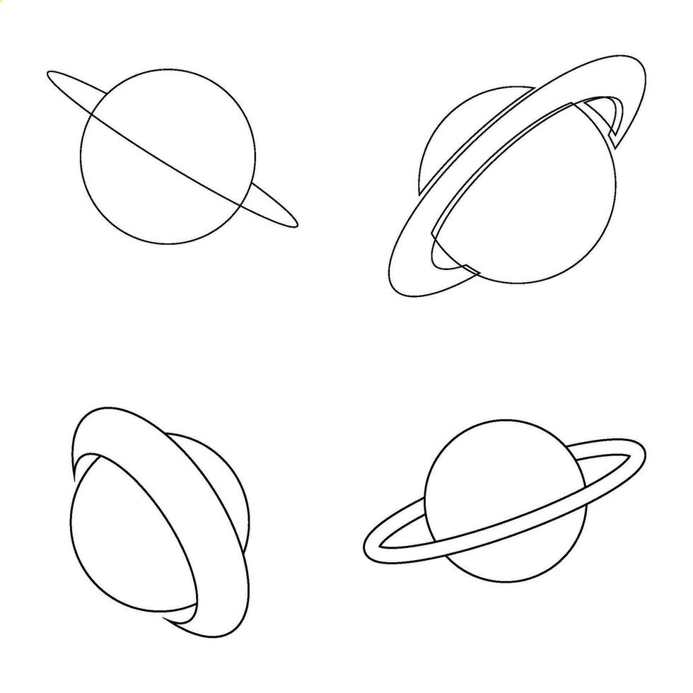 planet icon vector