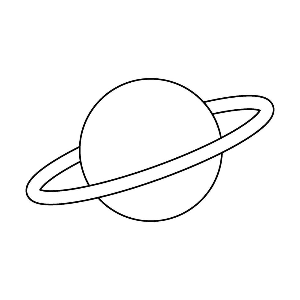 planeta icono vector