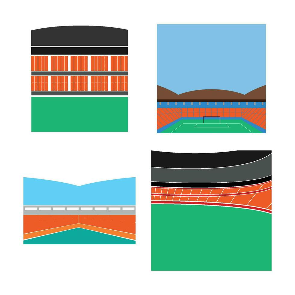 stadium icon vector