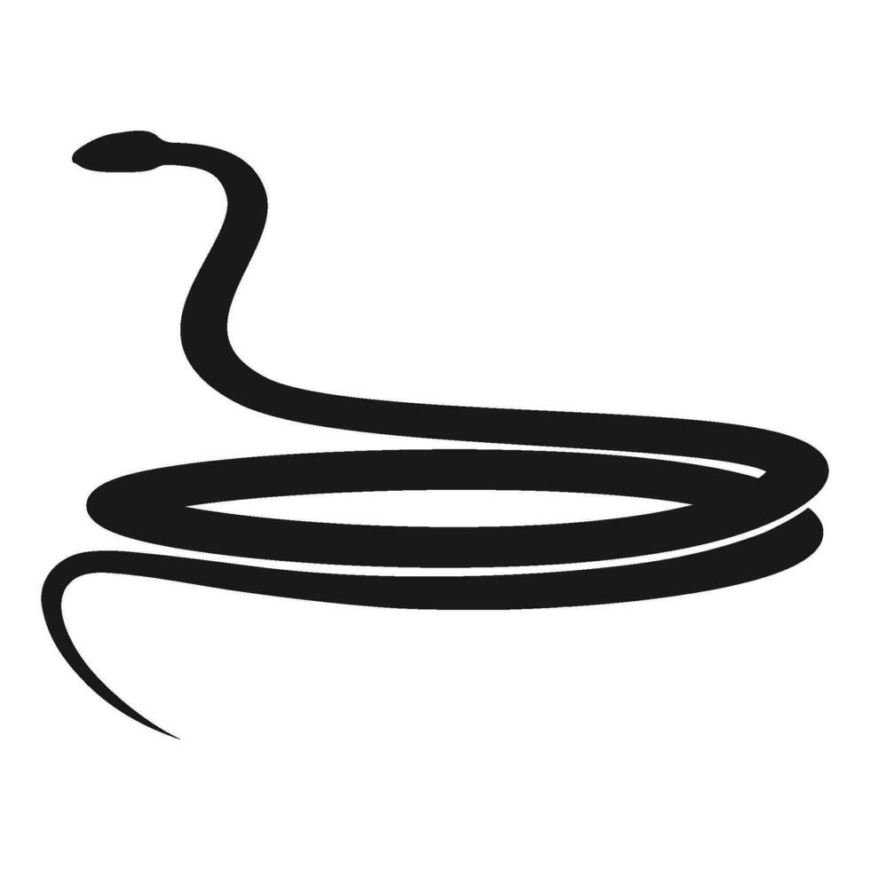 icono de vector de serpiente