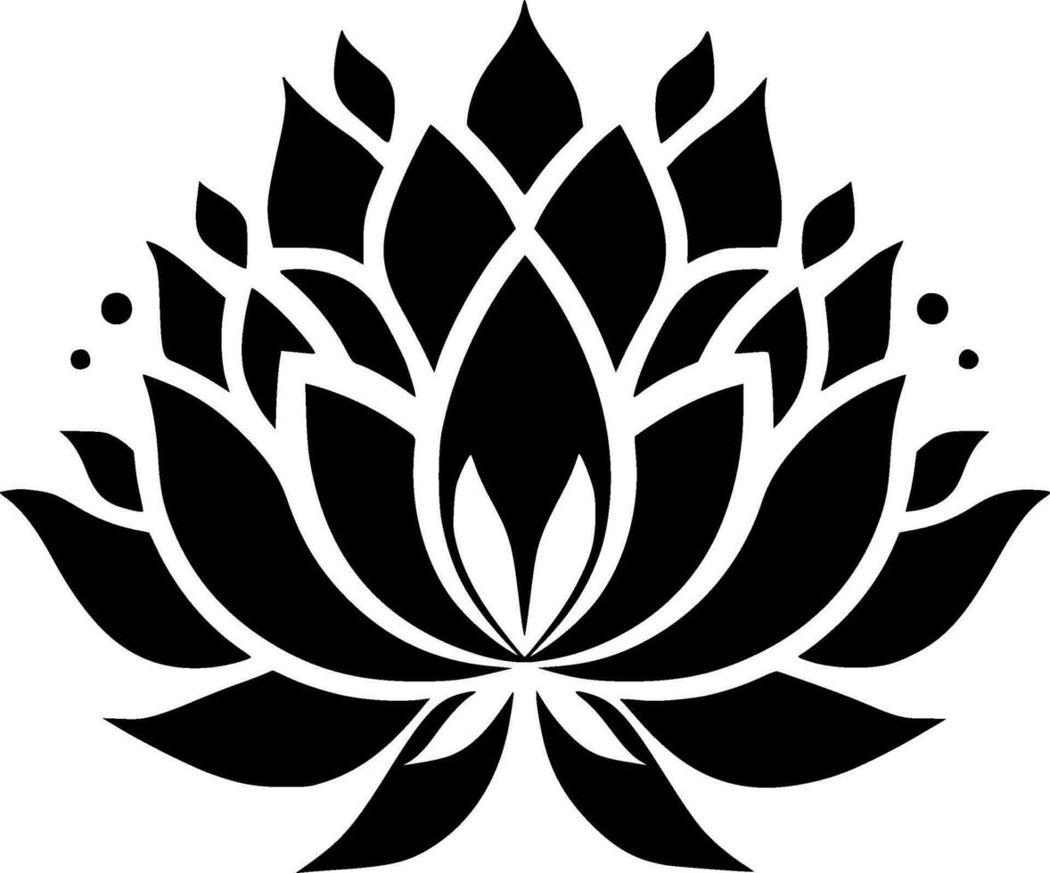 Mandala, Minimalist and Simple Silhouette - Vector illustration