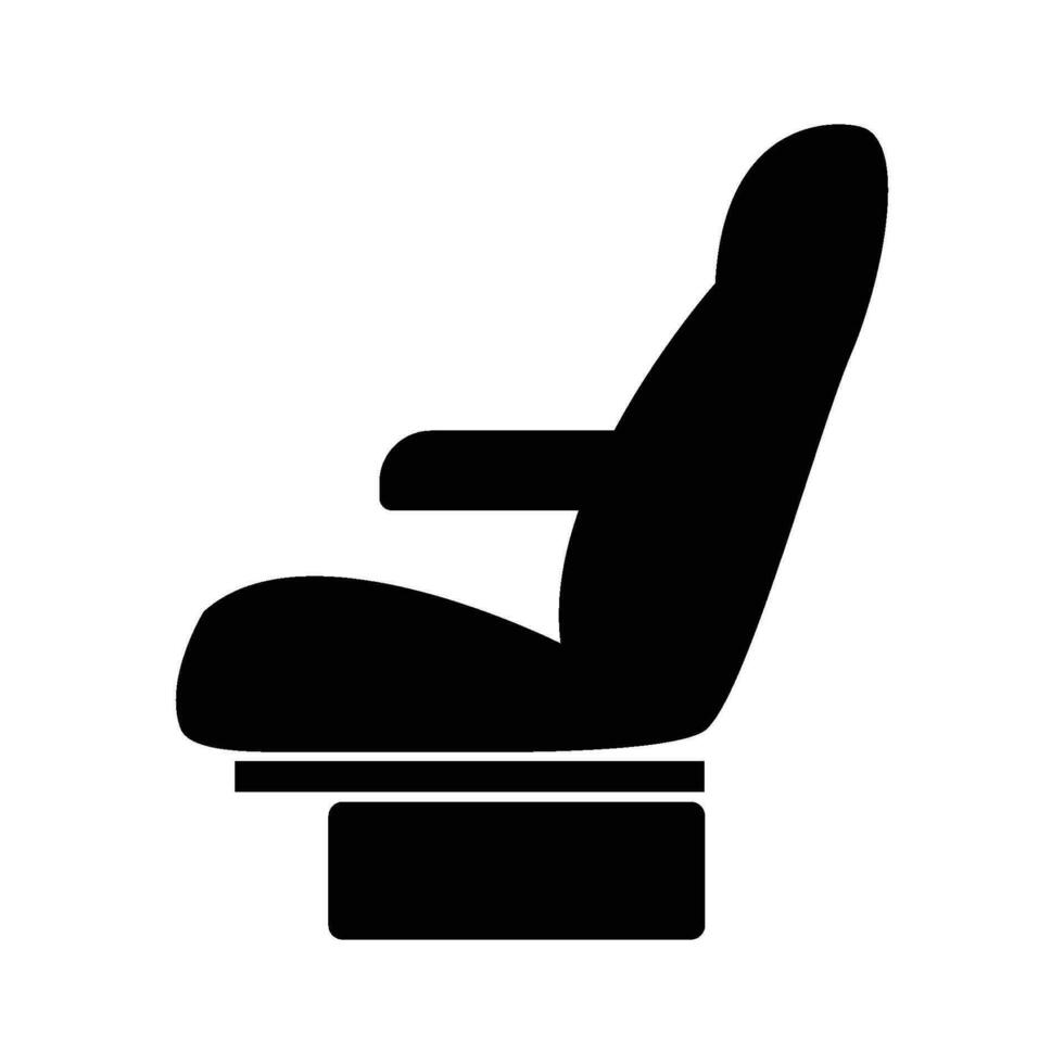 Car seat icon vector