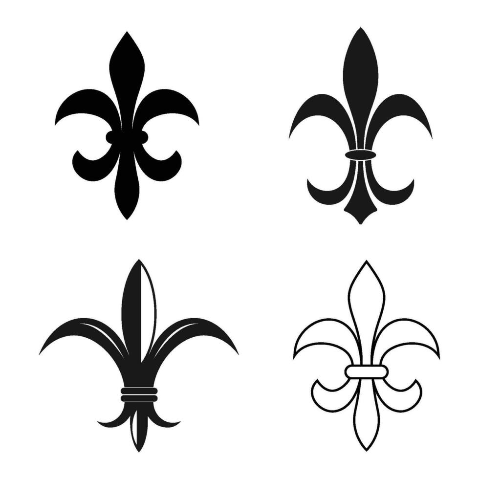 fleur Delaware lis icono vector