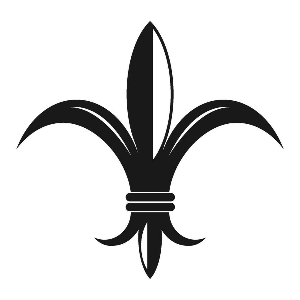 fleur Delaware lis icono vector