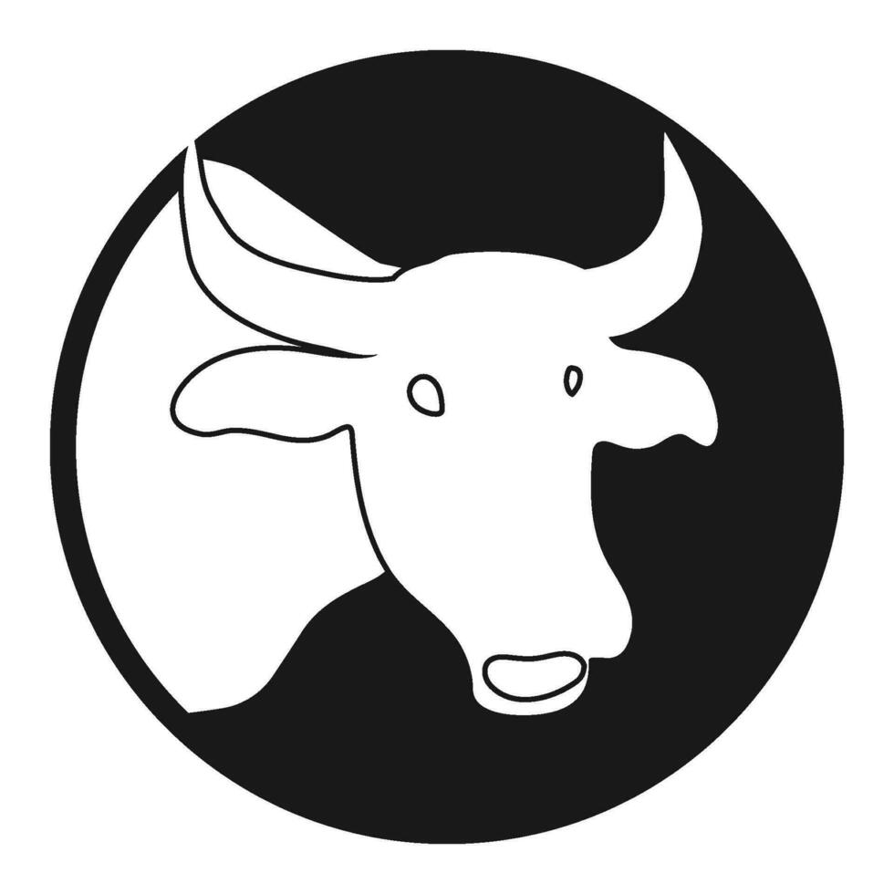 búfalo icono vector
