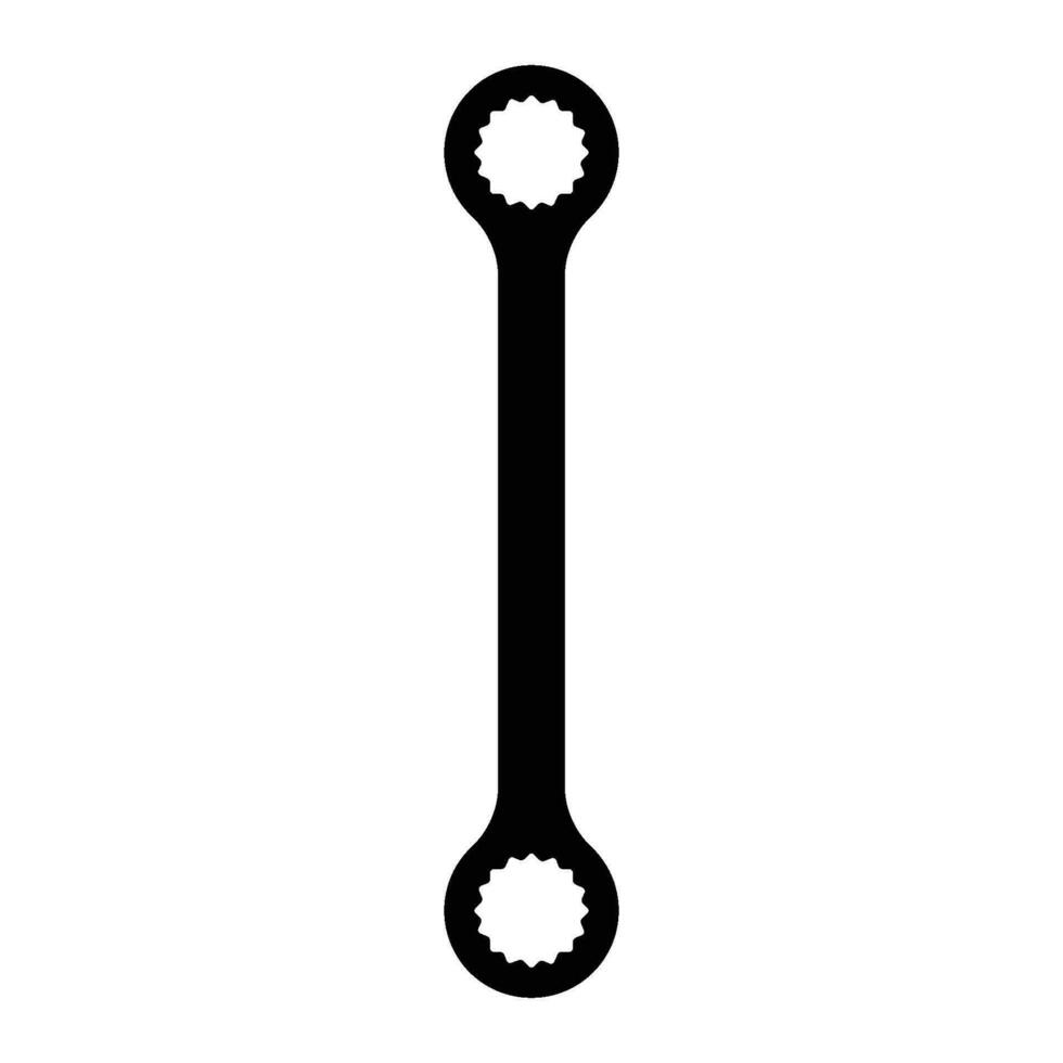 ring wrench icon vector