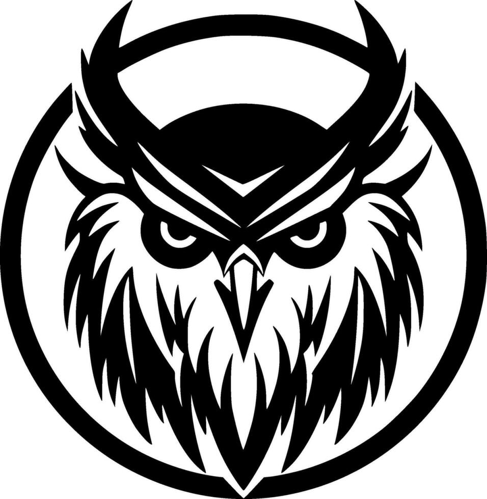 Owl - High Quality Vector Logo - Vector illustration ideal for T-shirt graphic