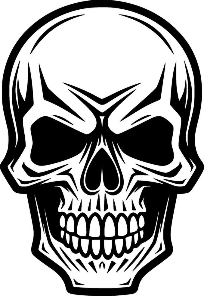 Skull - High Quality Vector Logo - Vector illustration ideal for T-shirt graphic