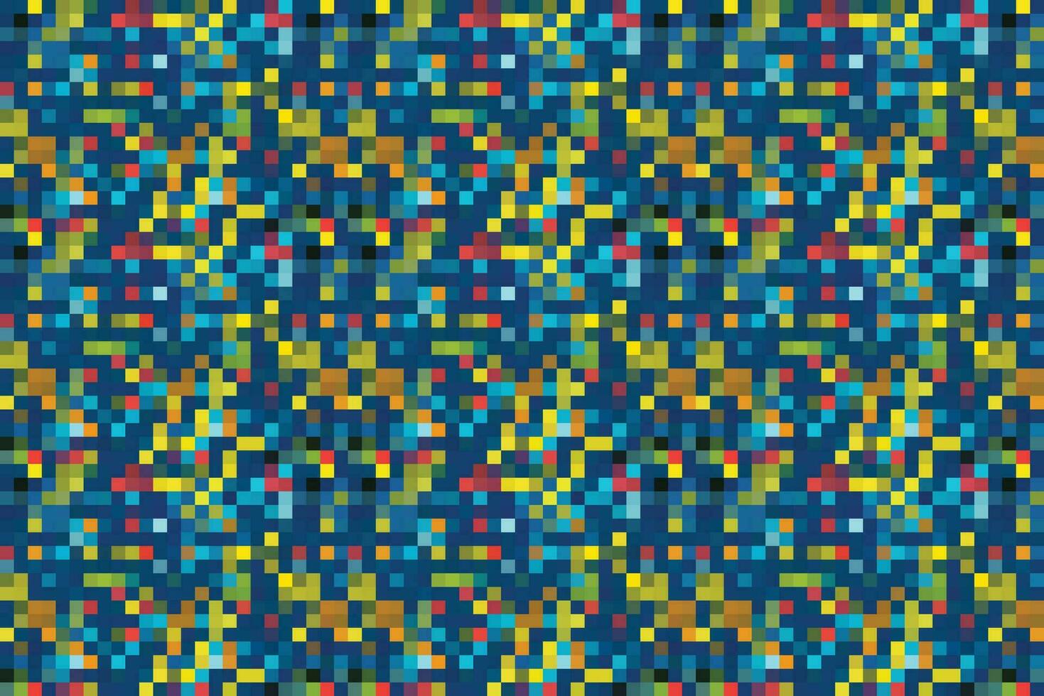 Pixelated Colorful Vibrant Geometric grid modern abstract pixel Noise Vector texture, Tile seamless pattern background