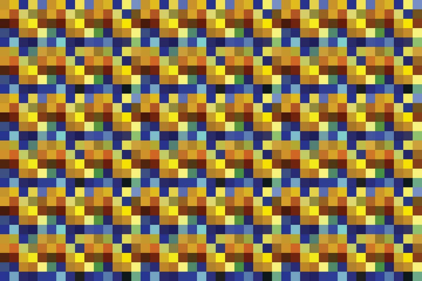 Pixelated Colorful Vibrant Geometric grid modern abstract pixel Noise Vector texture, Tile seamless pattern background