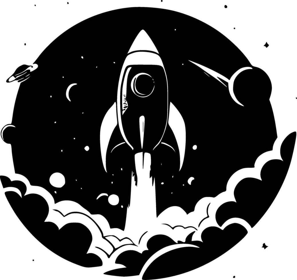 Space - High Quality Vector Logo - Vector illustration ideal for T-shirt graphic