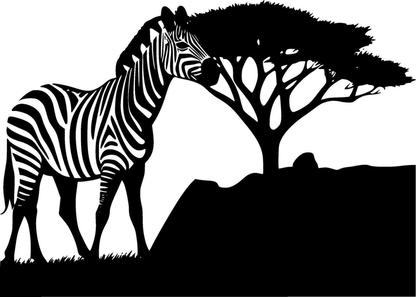 Africa, Minimalist and Simple Silhouette - Vector illustration 27210757
