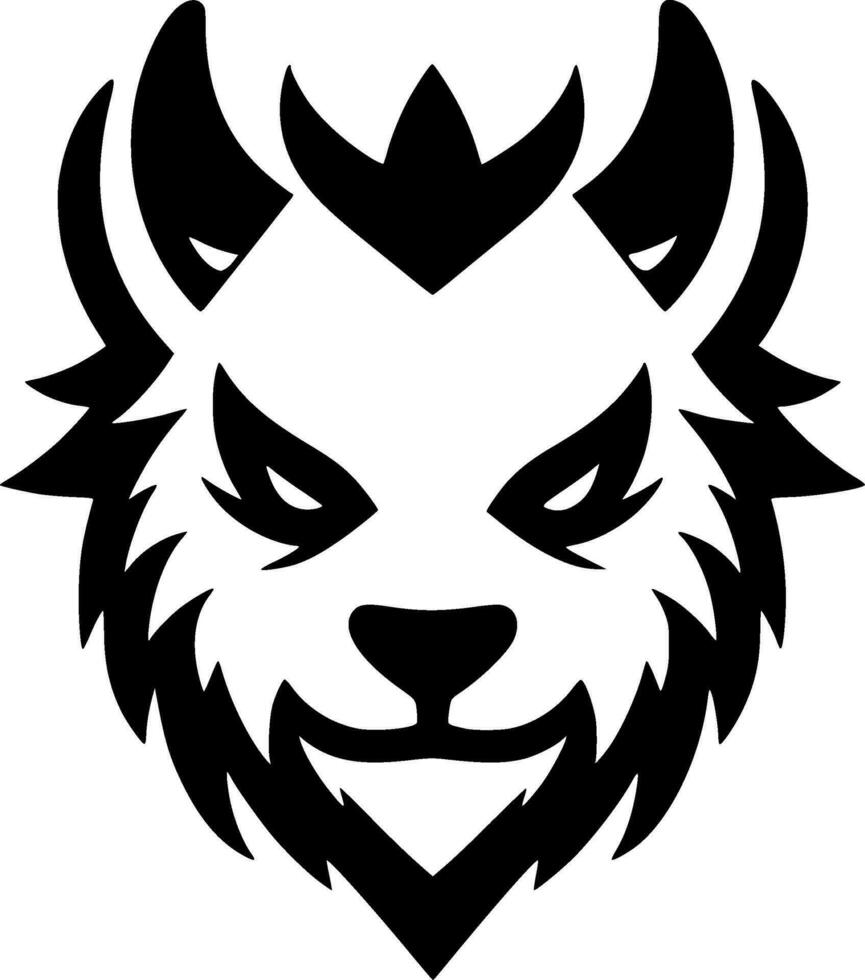 Panda - Minimalist and Flat Logo - Vector illustration