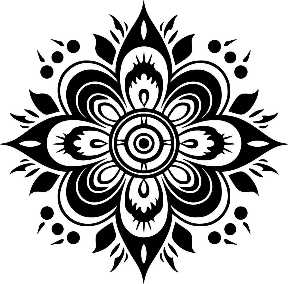 Mandala - High Quality Vector Logo - Vector illustration ideal for T-shirt graphic