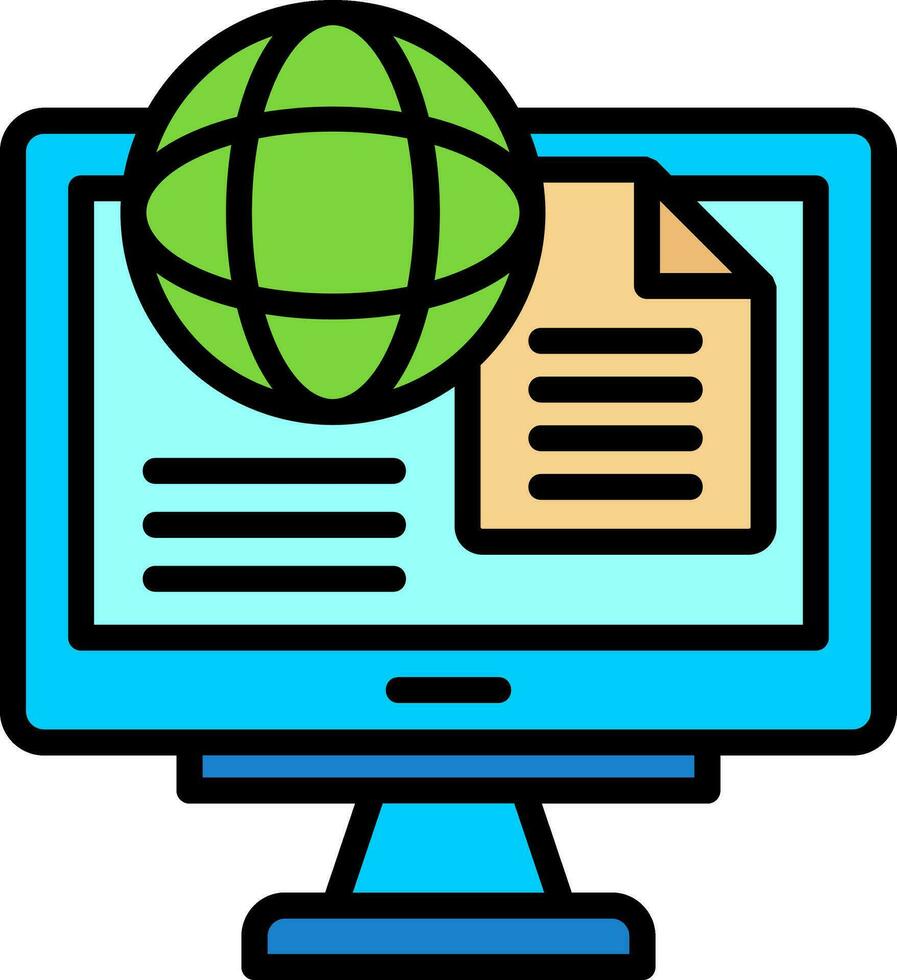 Portal Vector Icon Design