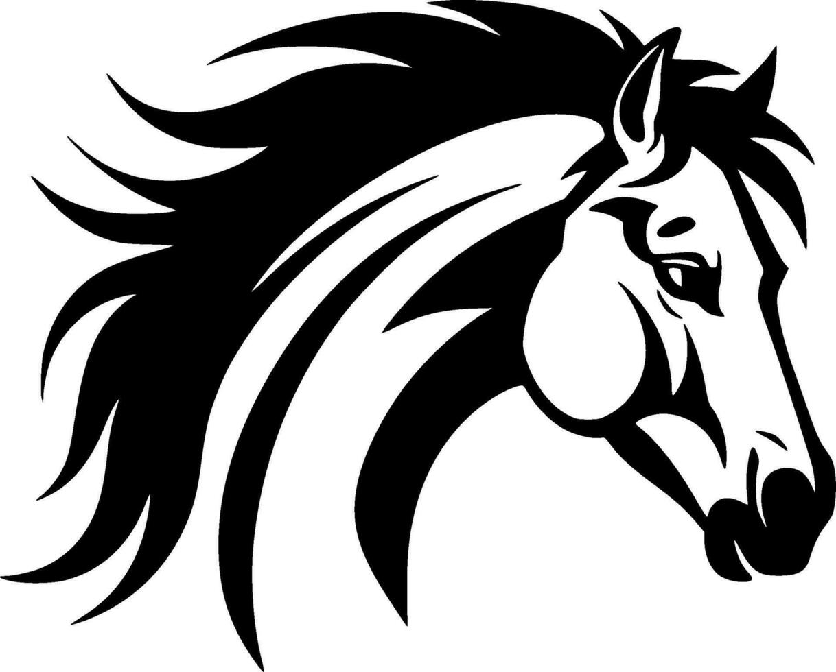 caballo - alto calidad vector logo - vector ilustración ideal para camiseta gráfico