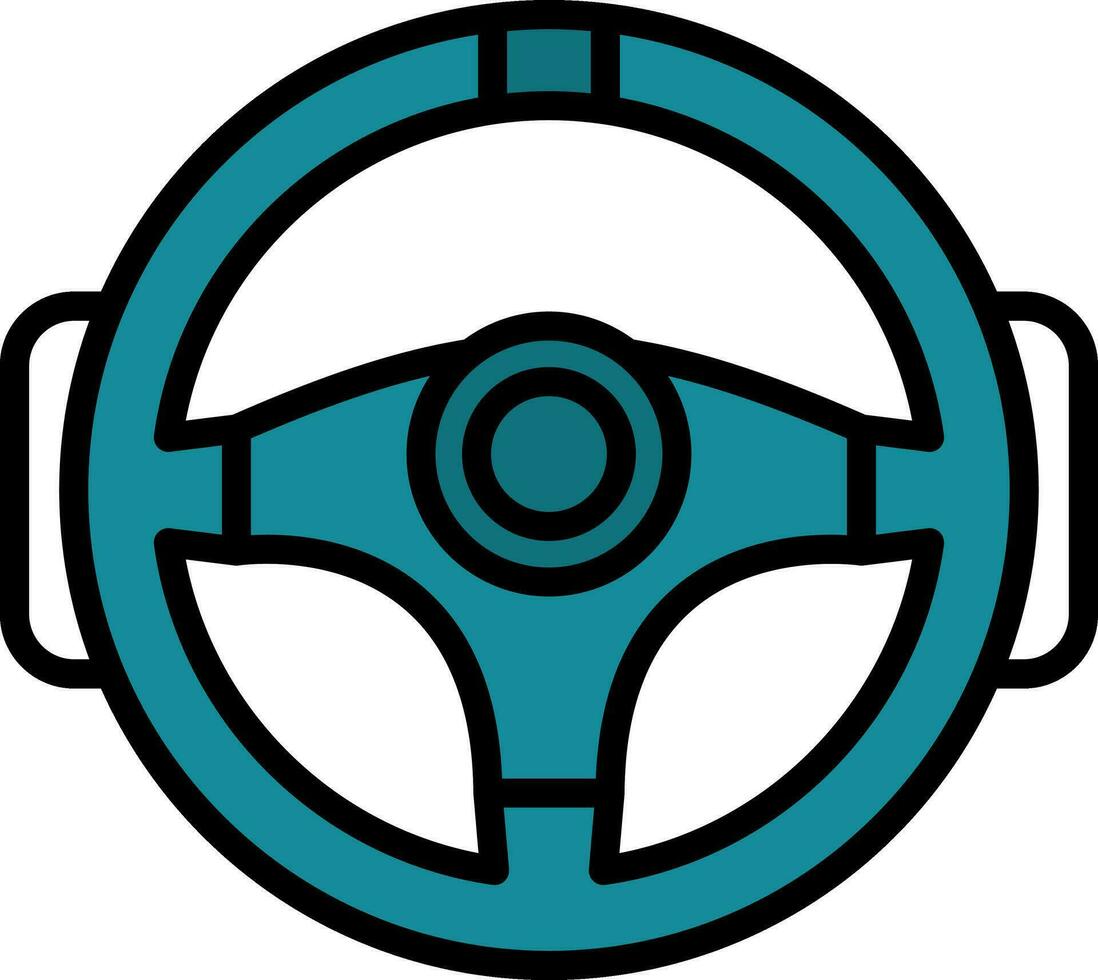 diseño de icono de vector de volante