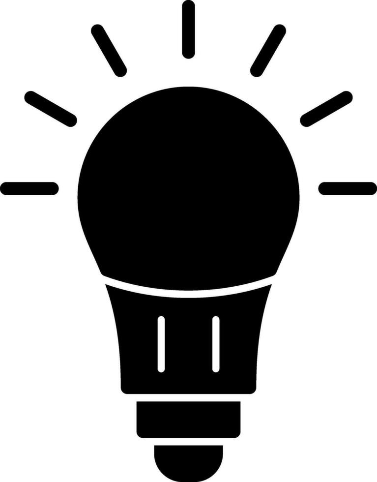 Led Light Vector Icon Design