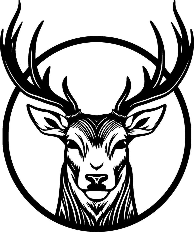 Dear, Minimalist and Simple Silhouette - Vector illustration