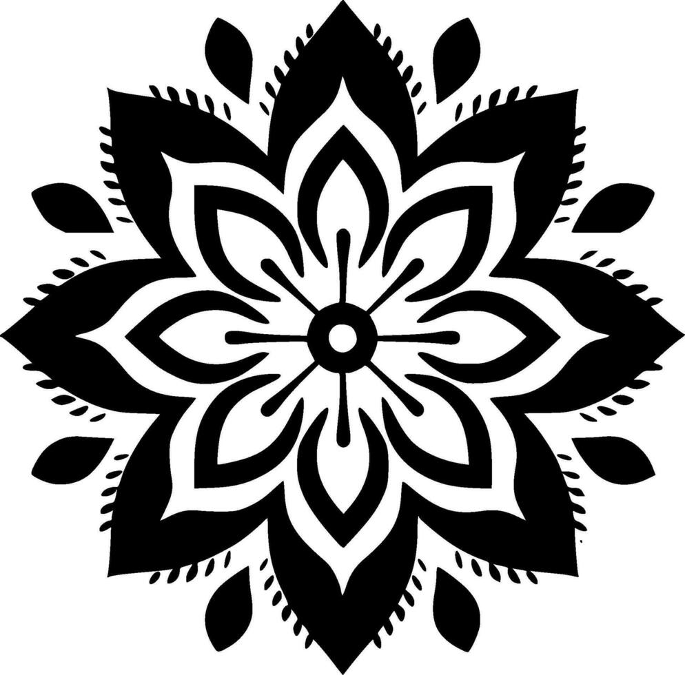 Mandala - High Quality Vector Logo - Vector illustration ideal for T-shirt graphic