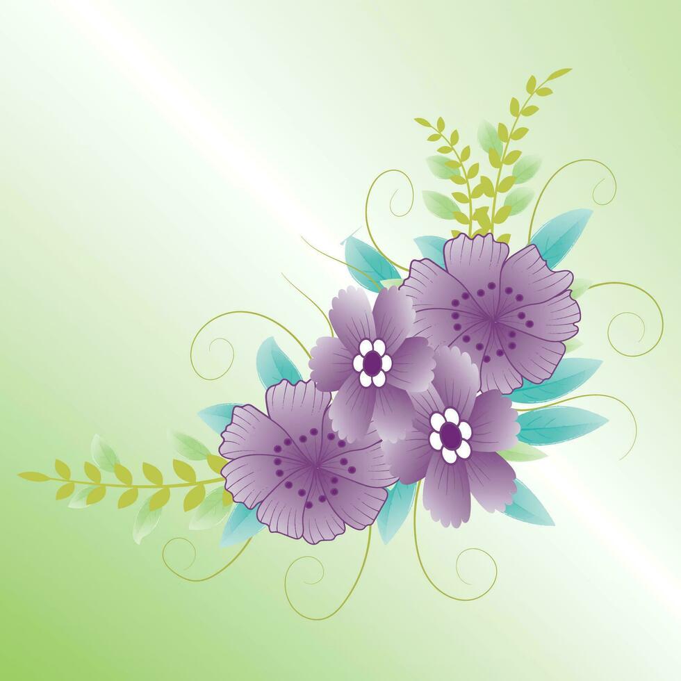 Colorful flower bouquet arrangement, Beautiful composition with colorful poppy flowers. vector