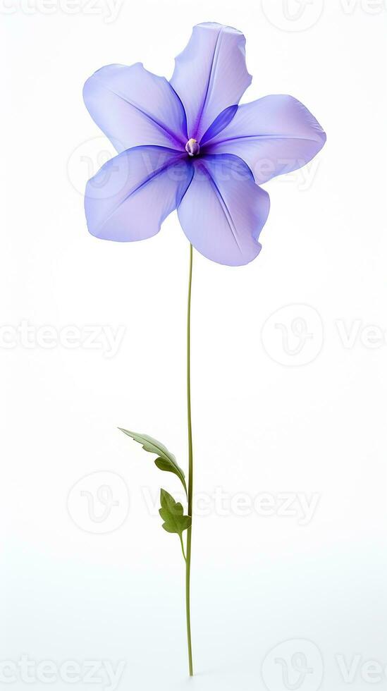 foto de hermosa globo flor aislado en blanco antecedentes. generativo ai