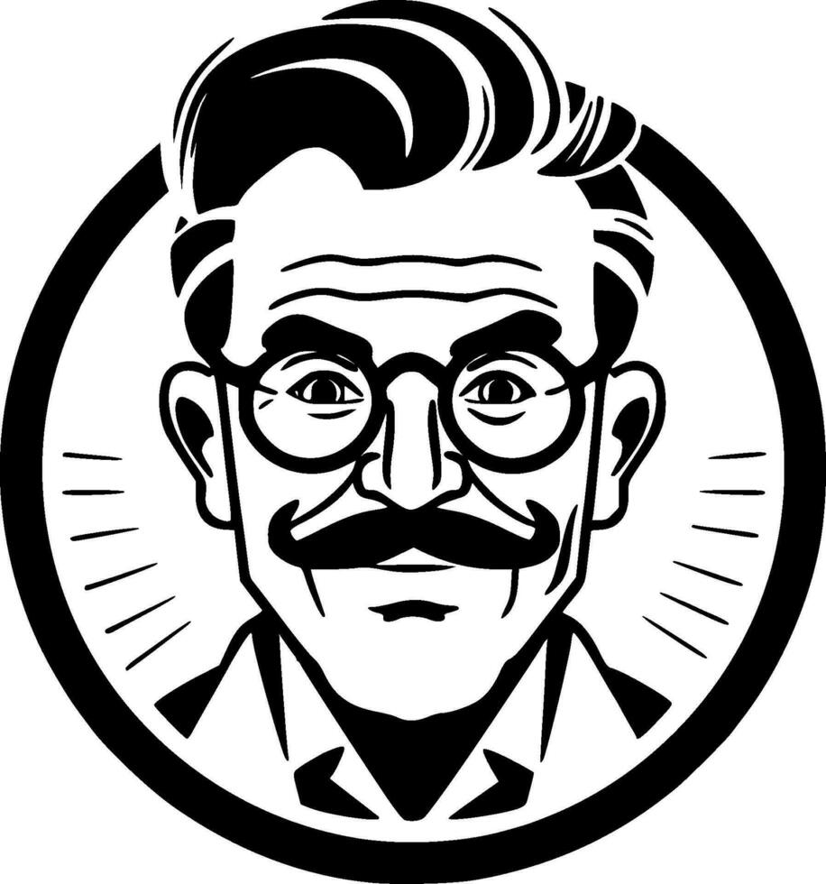Teacher - High Quality Vector Logo - Vector illustration ideal for T-shirt graphic