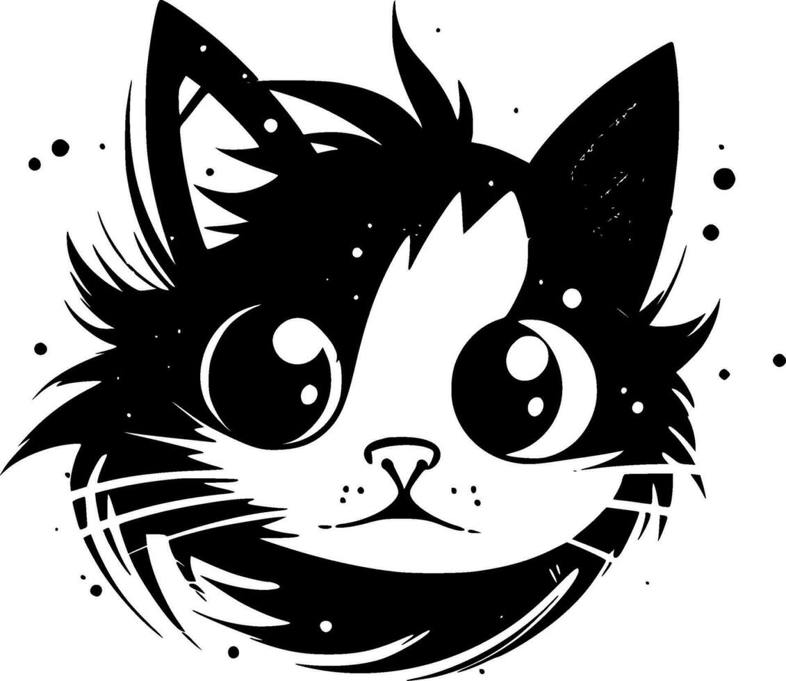 Cat - High Quality Vector Logo - Vector illustration ideal for T-shirt graphic