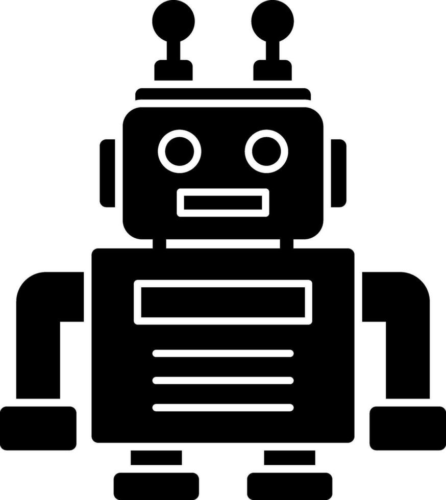 diseño de icono de vector de robot