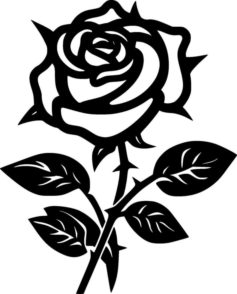 Roses - High Quality Vector Logo - Vector illustration ideal for T-shirt graphic