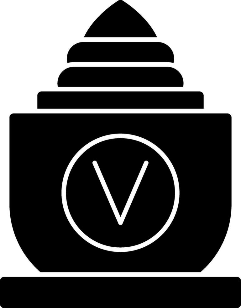 diseño de icono de vector de florero