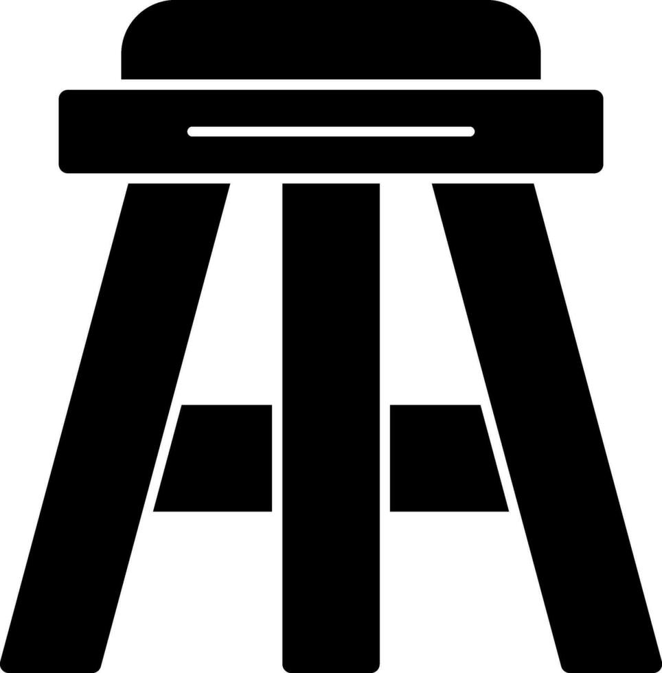 Stool Vector Icon Design