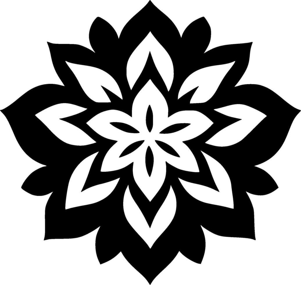 Mandala - High Quality Vector Logo - Vector illustration ideal for T-shirt graphic
