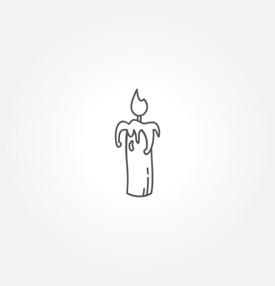 Scented Candle and Reed Diffuser Oil Line Icon. Aromatherapy Pictogram. Aroma Therapy Stick and Fragrance Candle Icon. Editable Stroke. Isolated Vector Illustration.