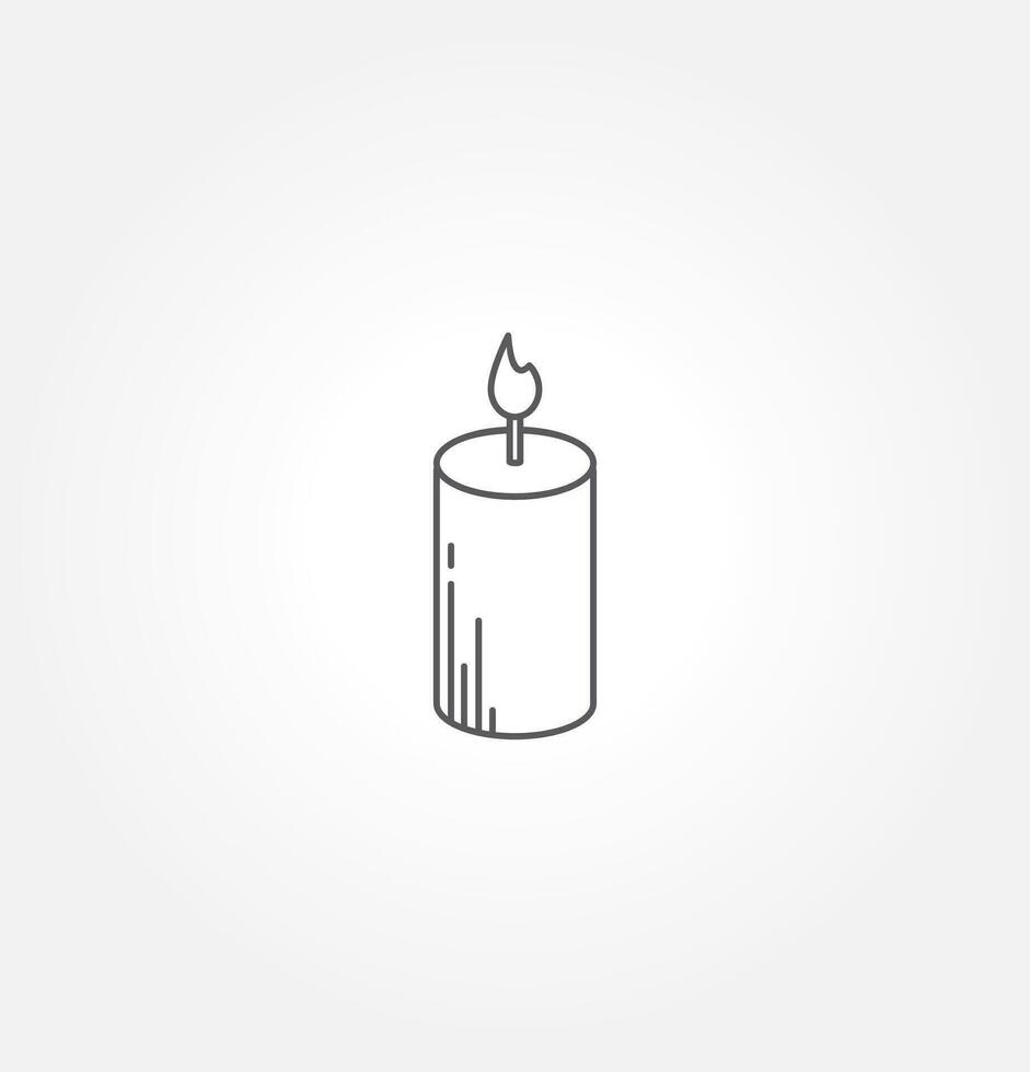 Scented Candle and Reed Diffuser Oil Line Icon. Aromatherapy Pictogram. Aroma Therapy Stick and Fragrance Candle Icon. Editable Stroke. Isolated Vector Illustration.