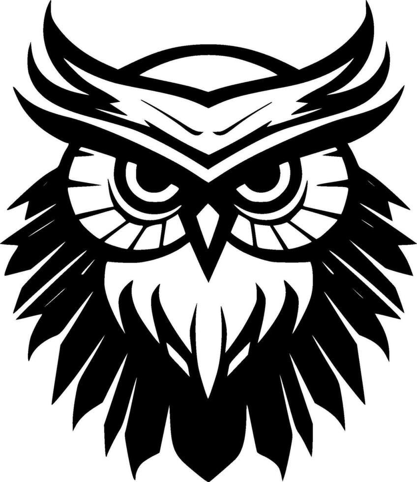Owl - High Quality Vector Logo - Vector illustration ideal for T-shirt graphic