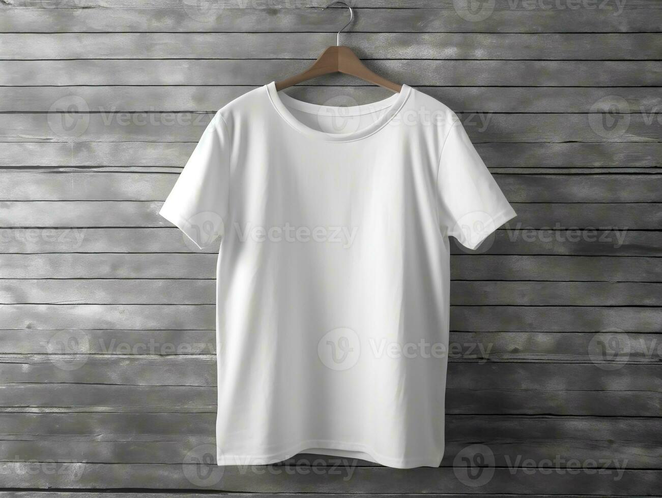 female t-shirt mockup, oversized white t-shirt generative ai photo