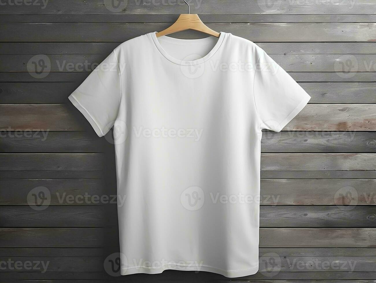 female t-shirt mockup, oversized white t-shirt generative ai photo