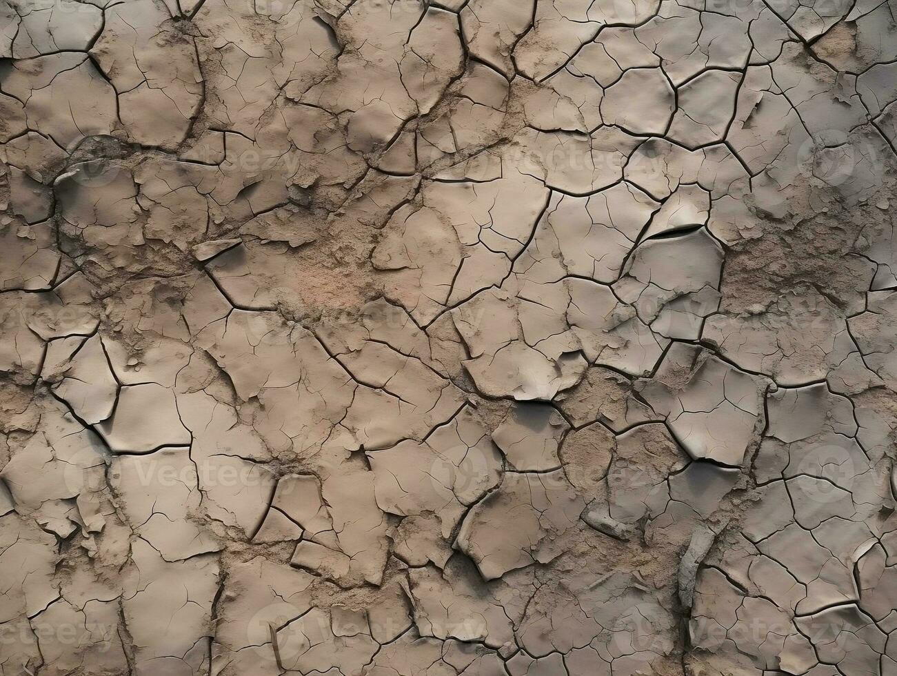 Ground cracks top view earthquake cracking holes ruined land surface