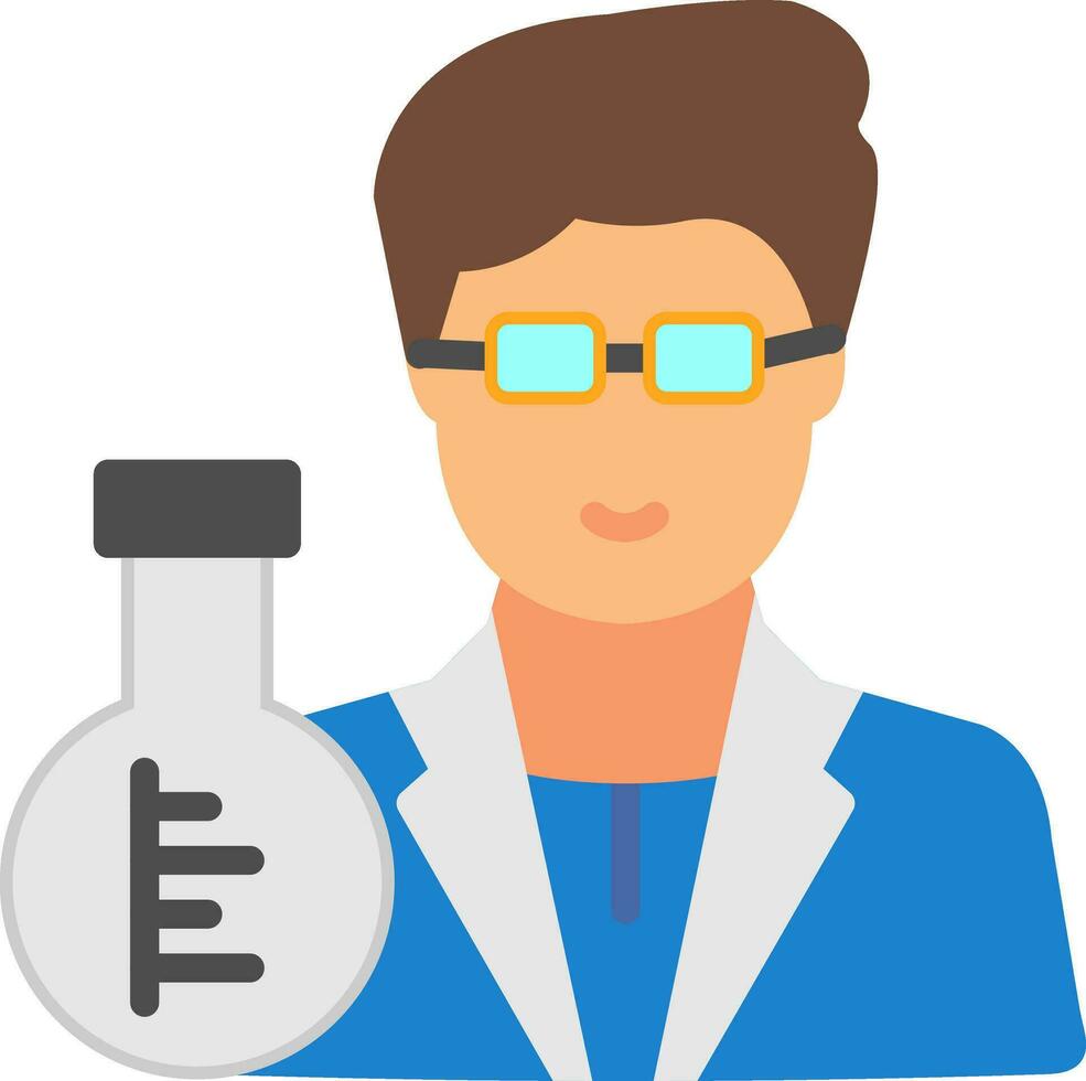 Scientist Vector Icon Design